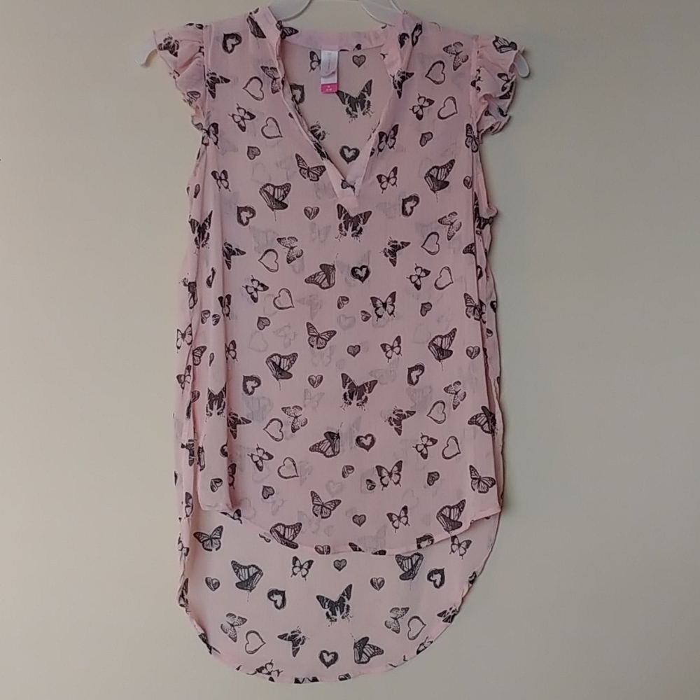 💲3 for 15💲Pink butterfly cover up